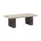 Armen Living Abbey Concrete and Gray Oak Wood Dining Table LCAJDIGR - alternate 2
